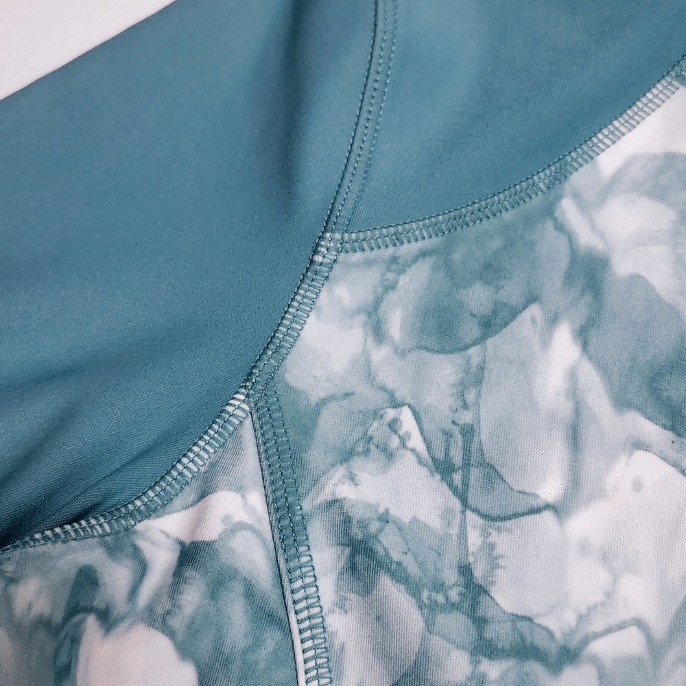 MONDETTA size S Aqua Teal Performance Athletic Jacket - Picture 10 of 12
